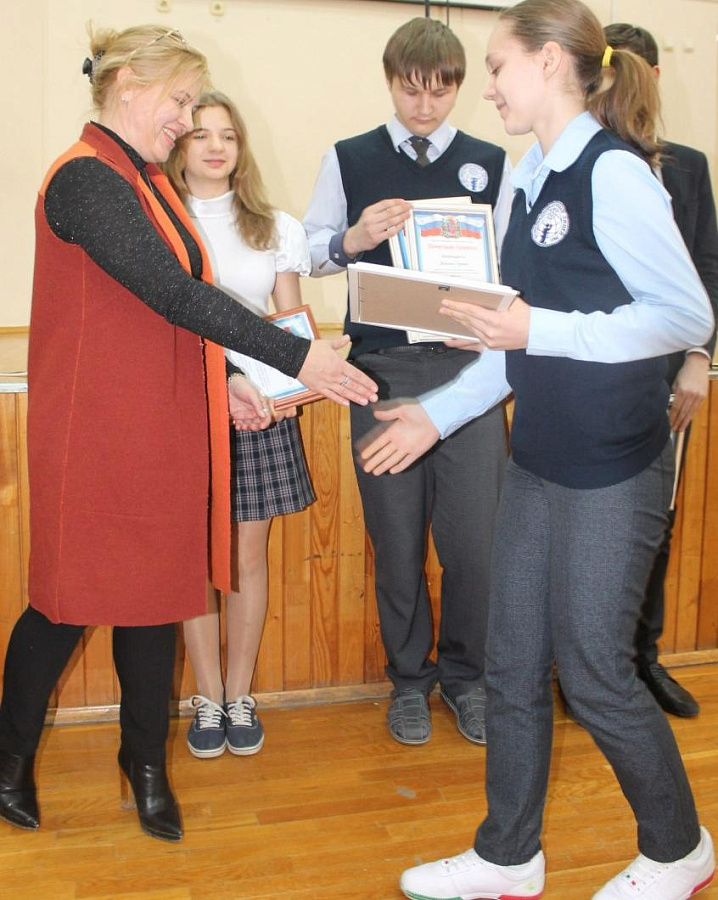 В гимназии №14 наградили победителей муниципального этапа Всероссийской предметной олимпиады